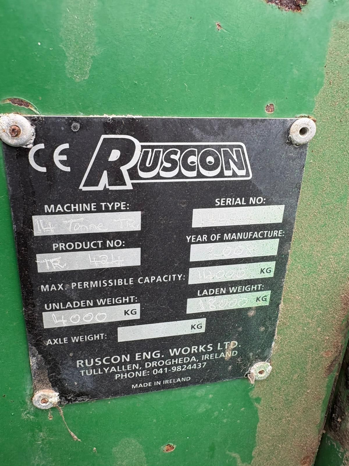 Ruscon TR 424 (14 Tonne) photo 7