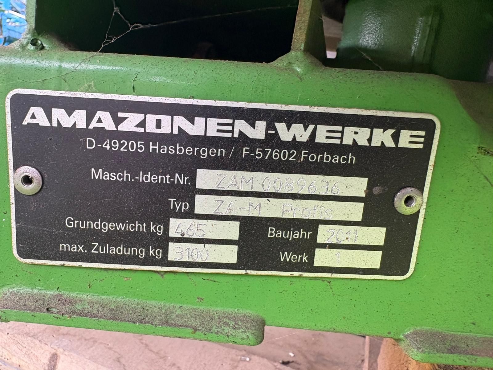 Amazone ZA-M Profis photo 4